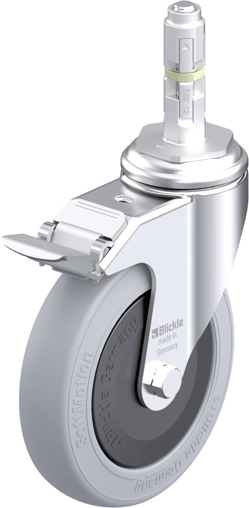 Blickle 928040 LKRA-POES 127KF-11-FI-SG-E12 otočné kolečko Ø kola: 125 mm nosnost (max.): 120 kg 1 ks