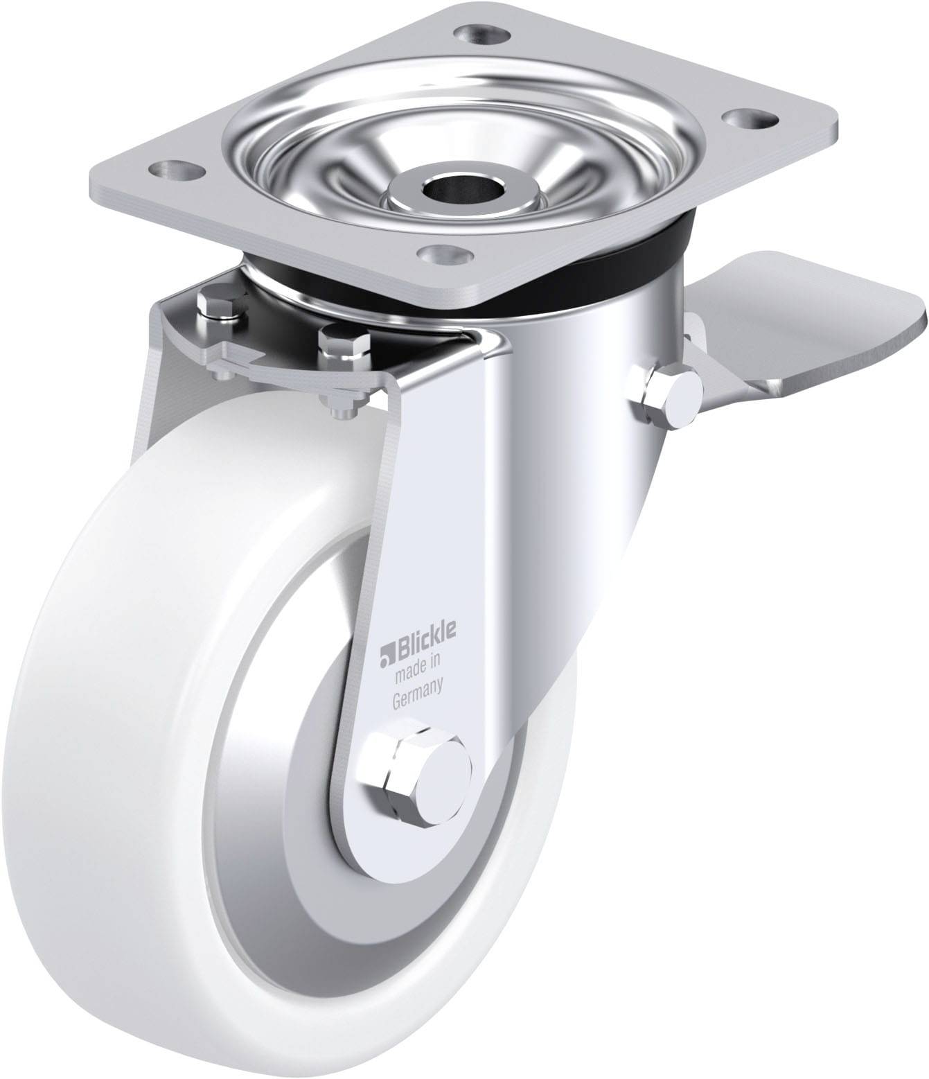 Blickle 750524 LK-SPO 150G-ST-FA Otočné pojezdové kolečko z ocelového plechu Ø kola: 150 mm nosnost (max.): 600 kg 1 ks