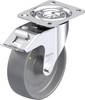 Blickle 742876 L-PO 125G-FI-ELS Otočné pojezdové kolečko z ocelového plechu Ø kola: 125 mm nosnost (max.): 250 kg 1 ks