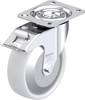 Blickle 749274 L-PO 125XR-FI-FA Otočné pojezdové kolečko z ocelového plechu Ø kola: 125 mm nosnost (max.): 250 kg 1 ks