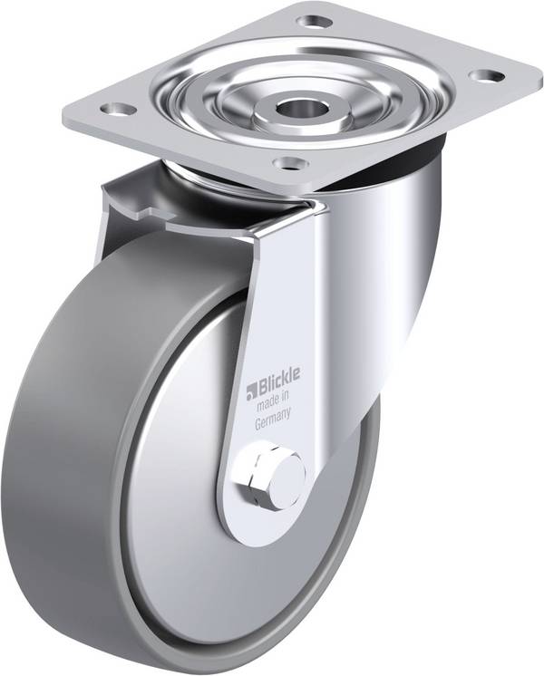 Blickle 946848 L-PO 150G-ELS-FA Otočné pojezdové kolečko z ocelového plechu Ø kola: 150 mm nosnost (max.): 400 kg 1 ks