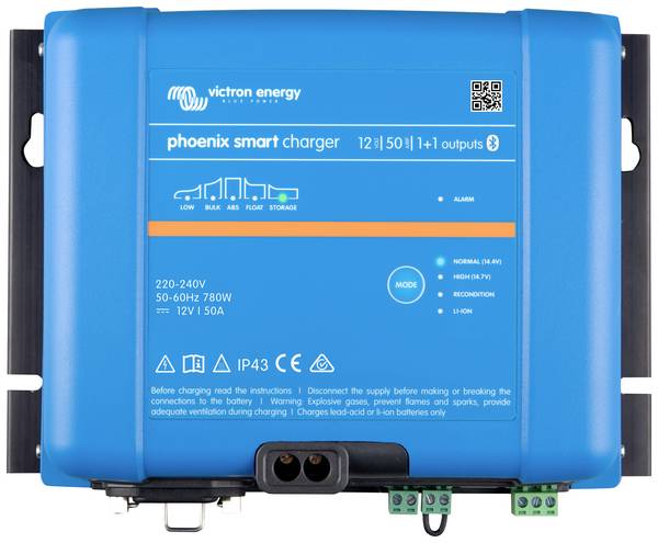 Victron Energy nabíječka olověných akumulátorů Phoenix Smart IP43 Charger 24/16 (1+1) 120-240V  Nabíjecí proud (max.) 16 A