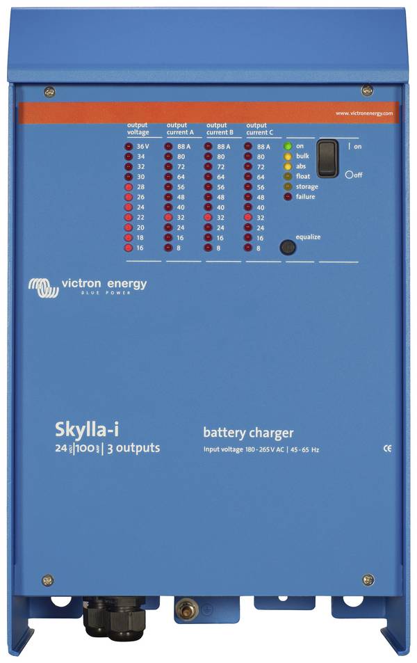 Victron Energy nabíječka olověných akumulátorů Skylla-i 24/100 (3) 24 V Nabíjecí proud (max.) 100 A