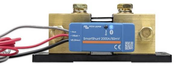 Victron Energy SmartShunt 2000A/50mV IP65 SHU065220050 monitorování baterie