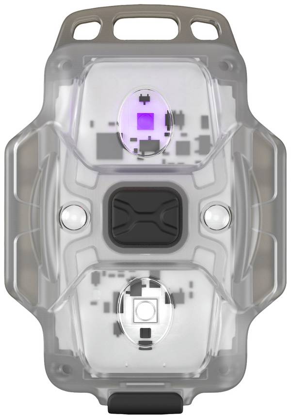 ArmyTek Crystal WUV Grey LED kapesní svítilna, poutko na ruku, s USB rozhraním, napájeno akumulátorem, 150 lm, 34 g