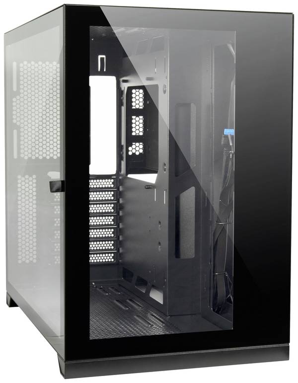 Inter-Tech C-703 Vision midi tower herní pouzdro  černá