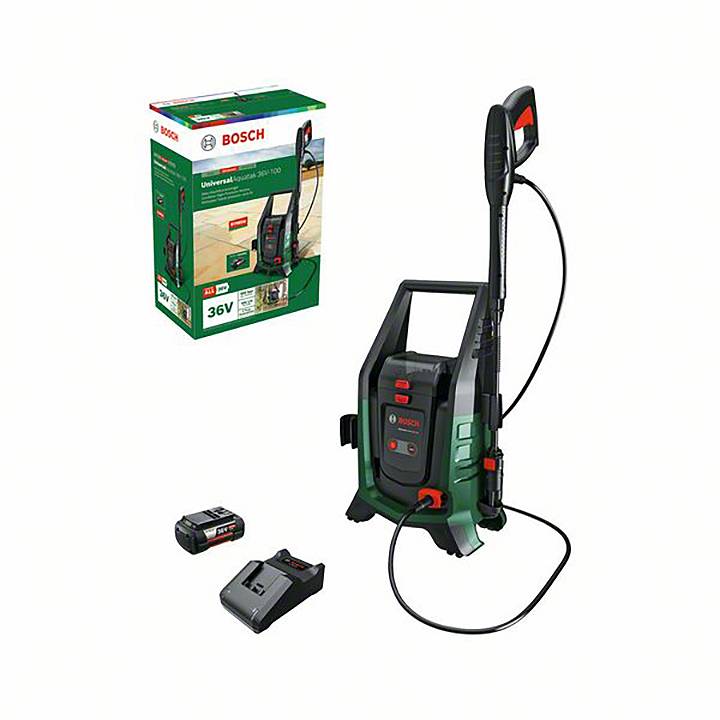 Bosch Home and Garden UniversalAquatak 36V-100 Akumulátorový vysokotlaký čistič 100 bar na studenou vodu