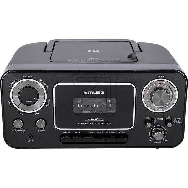 Muse M-182 RDC M-182 RDC přenosné rádio, FM, AM, FM, funkce nahrávání, černá