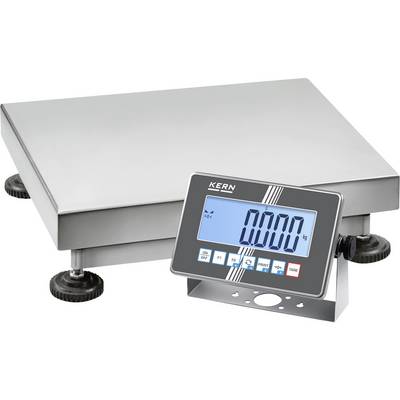 Elektronická váha s digitálním displejem zobrazuje '0,000 kg'. Stříbrná plošina s nastavitelnými nožkami, vhodná pro přesné vážení.