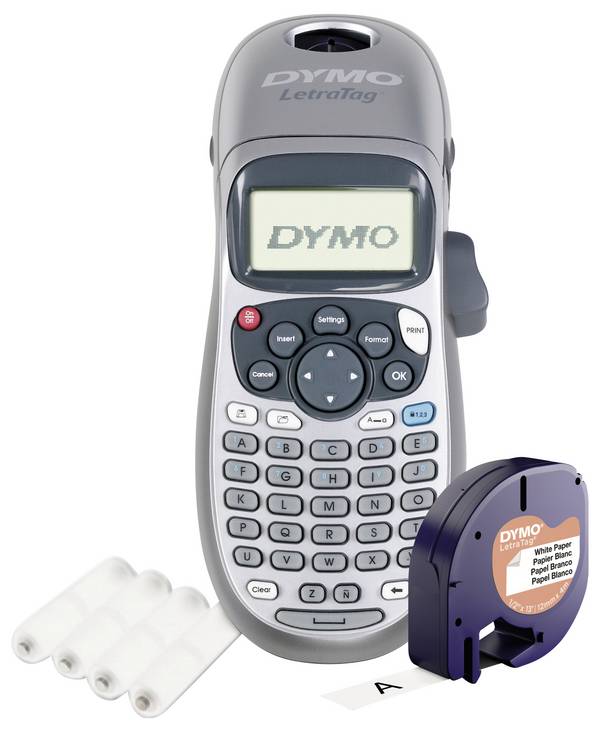 DYMO LetraTag LT 100H Bundle stříbrná štítkovač vhodné pro pásky: LT 12 mm