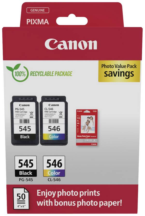 Canon Ink PG-545+CL-546 originál Dual černá, barva 8287B008