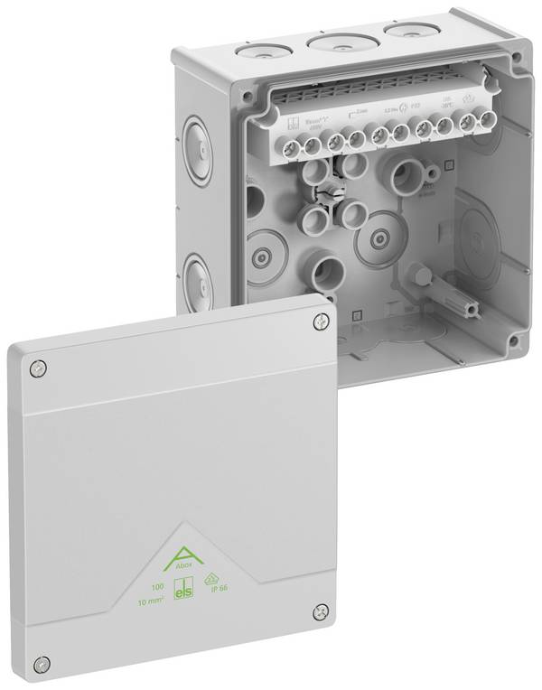 Spelsberg 81042001 rozbočovací krabice  (d x š x v) 152 x 152 x 80 mm šedá IP66 1 ks