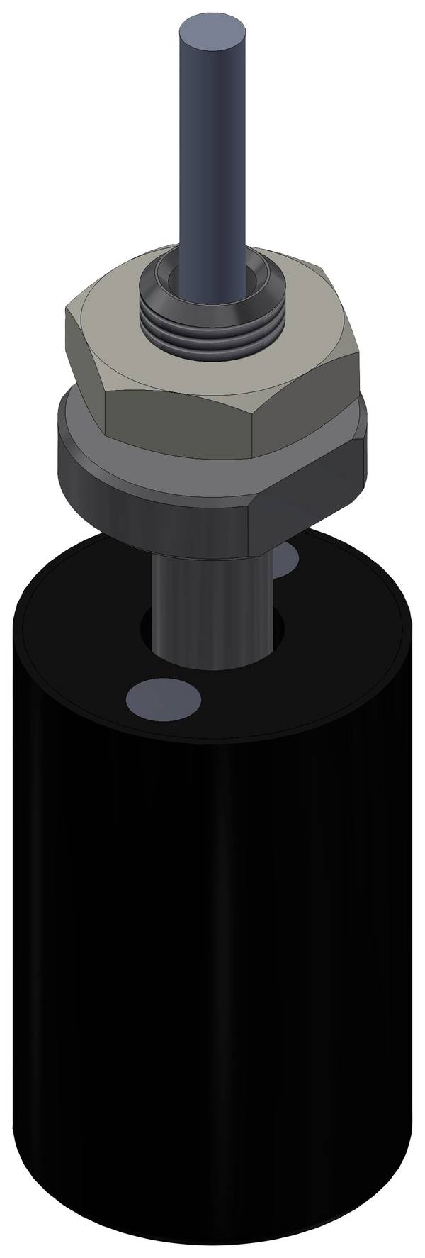 REED Electronics R1/8"-PMU-L56-HUB25-1mPVC 17818 hladinový spínač, 1 rozpínací kontakt, IP67