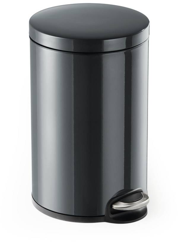 Durable DURABLE - Mülleimer 12.0 l anthrazit 341158  Odpadkové vědro 12 l (Ø x v) 25 cm x 40 cm kov, plast antracitově šedá 1 ks
