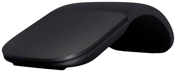 Microsoft Surface Arc Blue Track myš, přenos Bluetooth®, 2 tlačítko, 1200 dpi, černá