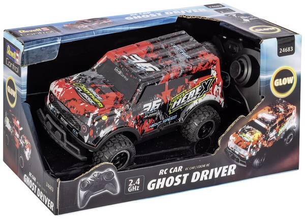 Revell Control Ghost Driver 1:22 RC model auta elektrický, silniční model, se světelným efektem, 24683