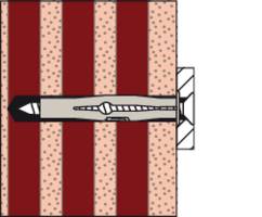 Příčný řez zemskou vrstvou s raketou v zemi.