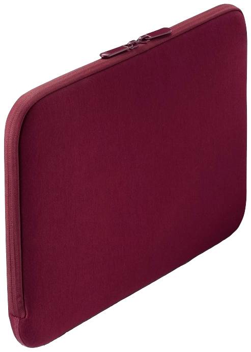 Červená taška na notebook se zipem, vhodná pro notebook, jednoduché designové provedení.