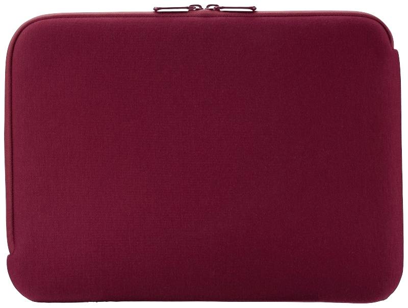 Jednoduchá, rovná, obdélníková obal na notebook se zipem nahoře, minimalistický design.