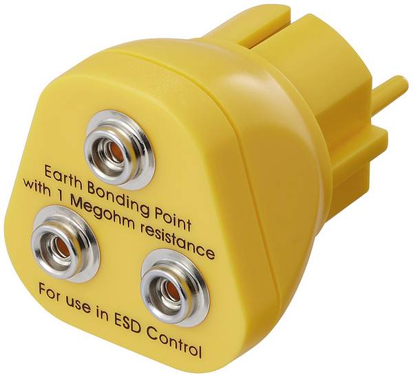 TRU COMPONENTS TC-12351668 Zemnicí zástrčka 3x připojení tlačítka 10 mm   1 ks