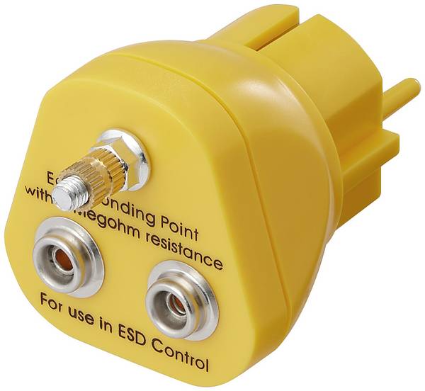 TRU COMPONENTS TC-12351672 Zemnicí konektor M5, 2x připojení tlačítka 10 mm   1 ks