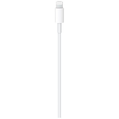 Bílý Lightning kabel používaný k nabíjení zařízení Apple.