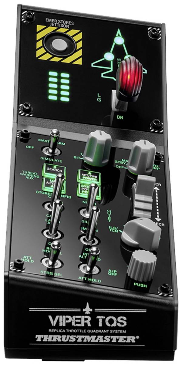 Thrustmaster VIPER PANEL Řídicí panel pro letecký simulátor  PC černá
