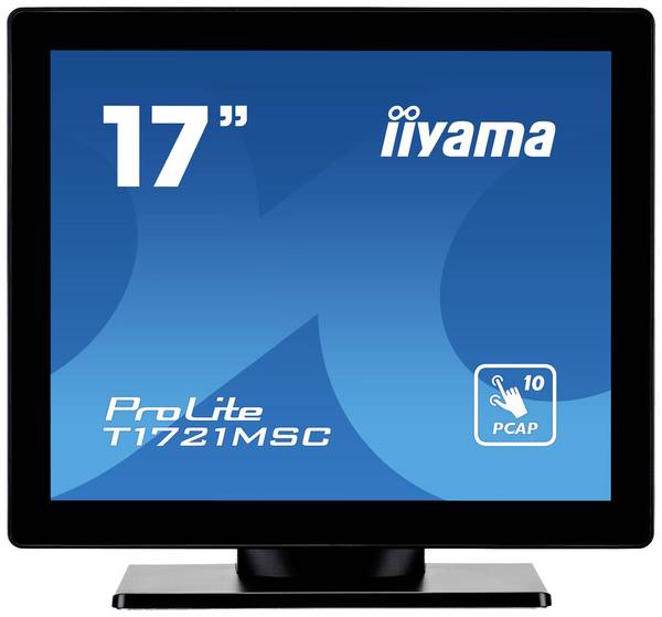 Iiyama ProLite T1721MSC-B2 dotykový monitor Energetická třída (EEK2021): E (A - G)  43.2 cm (17 palec) 1280 x 1024 Pixel 5:4 5 ms VGA, HDMI™, Audio-Line-out , USB IPS LED