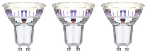 Paulmann 29193 LED Energetická třída (EEK2021) A (A - G) GU10 žárovka 2.5 W teplá bílá (Ø x v) 50 mm x 54 mm  3 ks