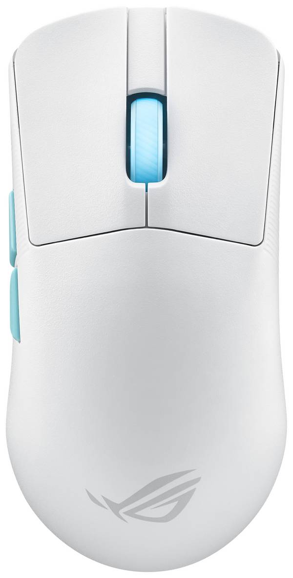 Asus ROG Harpe Ace Aim Lab Edition White optická herní myš, přenos bezdrátový, Bluetooth®, USB, 4 tlačítko, 36000 dpi, bílá