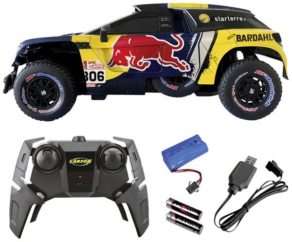 Carson Modellsport Peugeot Rally 3008 DKR LOEB 1:16 RC model auta elektrický, Rally, 500404311