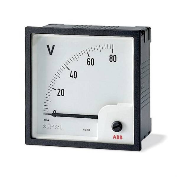 ABB 2CSG112150R4001 VLM-1-150/72 VLM-1-150/72 voltmetr analogové přímé měření, 150 v, střídavé napětí, 72