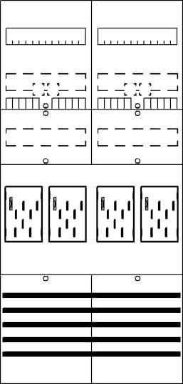 Diagram znázorňující dopravní situace a průběhy jízdních pruhů se značkami, signálními fázemi a dopravními vzory.