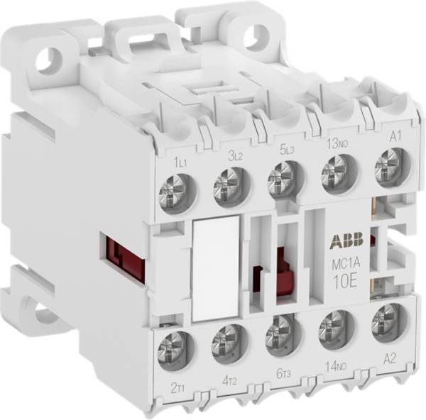 ABB MC1A310AR1 miniaturní stykač 4 spínací kontakty 4 kW s pomocným kontaktem 1 ks