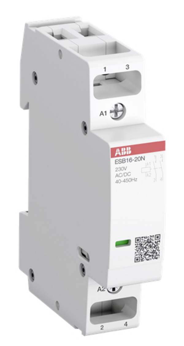 ABB ESB16-20N-07 instalační stykač 2 spínací kontakty 220 V, 250 V 1 ks