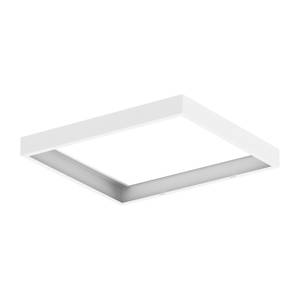 Čtvercový LED panel s bílým rámečkem, vhodný pro montáž na strop pro osvětlení místnosti.