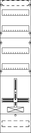 Vertikální měřicí latě s označeními, číslované od 0 do 10, zobrazují postupné teplotní měření. Dole diagram se šipkami.
