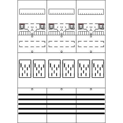 Diagram architektury úložného systému se třemi hlavními komponenty: RAM, pevnými disky a podkladovými servery, propojené linkami.