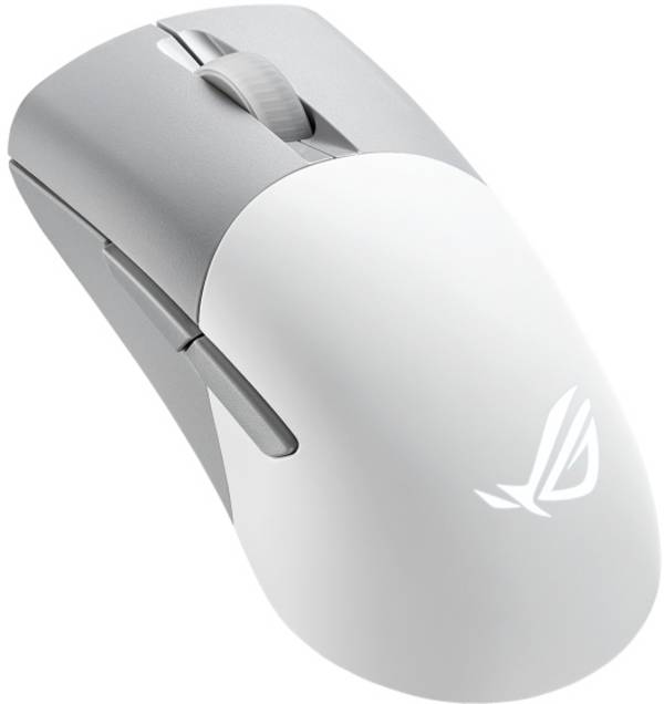 Asus Keris Wireless AimPoint optická herní myš, přenos bezdrátový, Bluetooth®, USB, 5 tlačítko, 36000 dpi, bílá