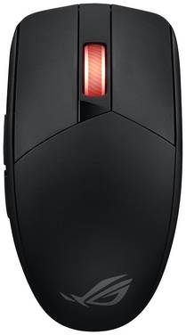 Asus ROG Impact III Wireless optická herní myš, přenos bezdrátový, Bluetooth®, 6 tlačítko, 36000 dpi, černá