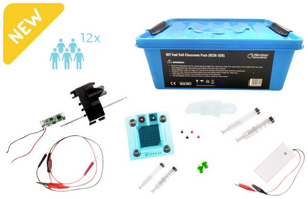 Horizon Educational RESK-02B DIY Fuel Cell Science Classroom Pack palivový článek, technologie palivové články pro auto, od 12 let
