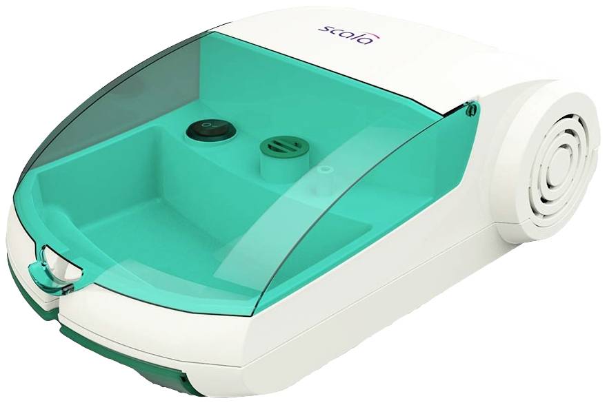Bílý a zelený elektronický měřič s displejem a ovládacími prvky, používaný pro měření nebo řízení systémových hodnot.