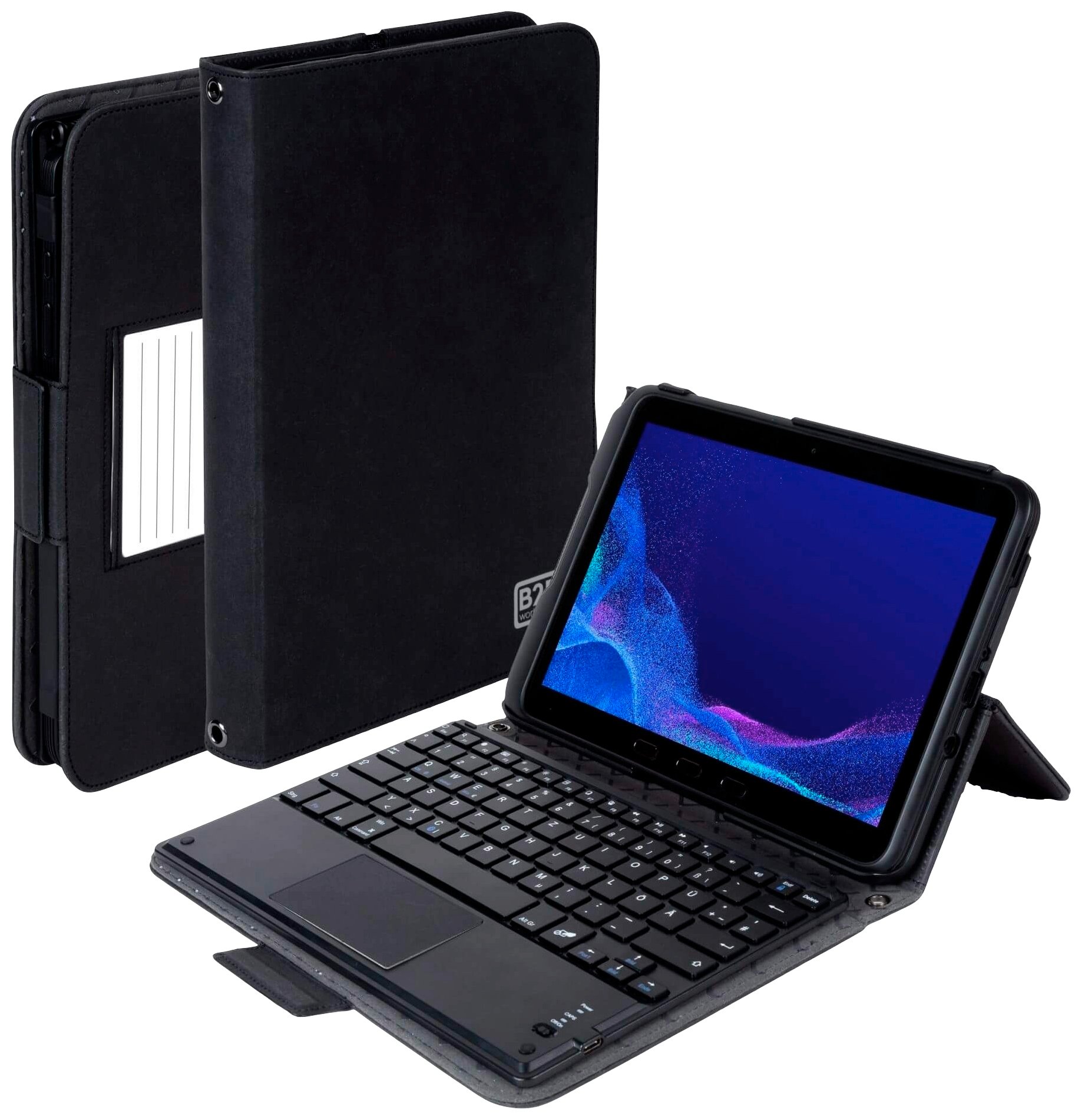 B2Bworkplace Verde klávesnice k tabletu včetně ochranného coveru Vhodné pro značku (tablet): Samsung Galaxy Tab Active