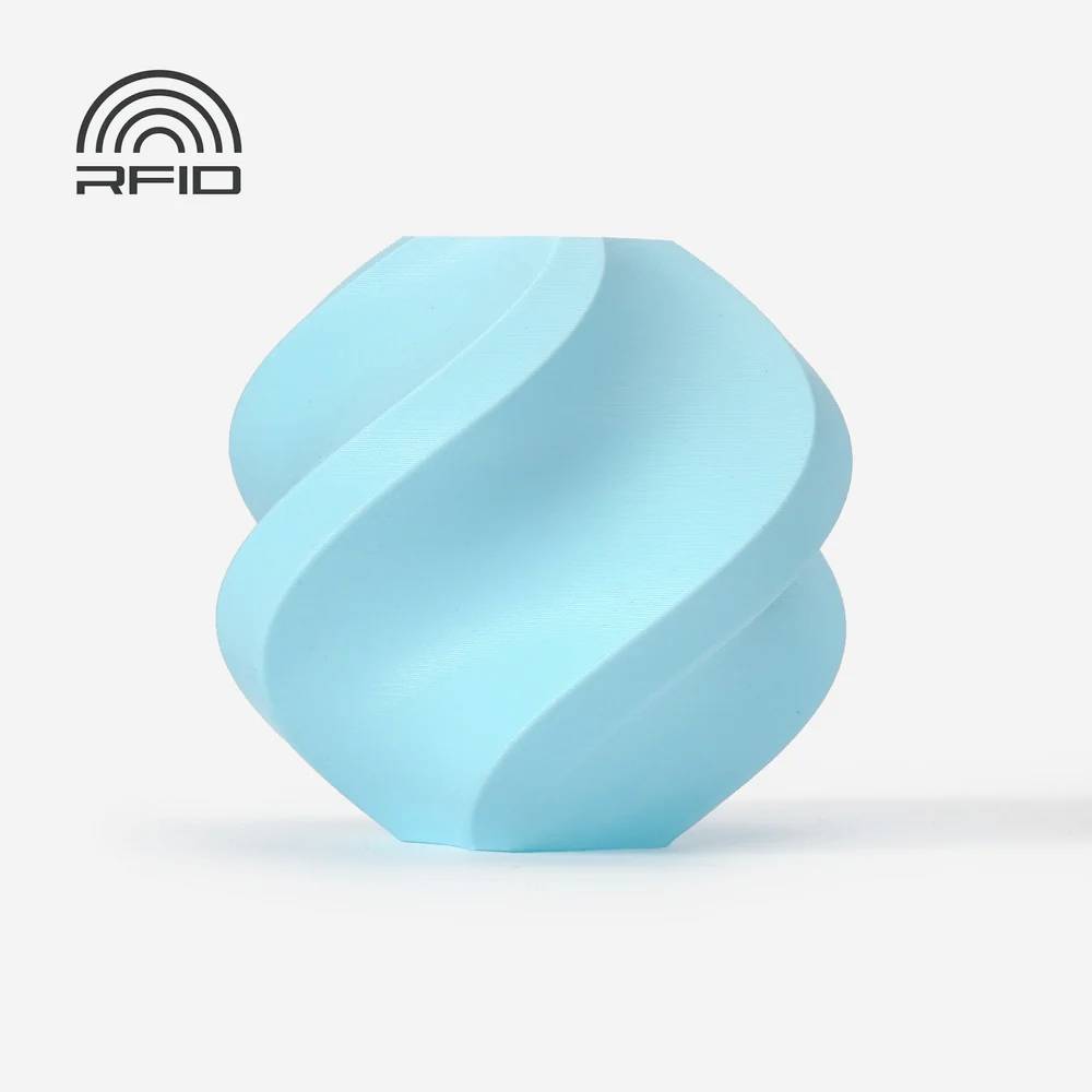 BambuLab A01-B4-1.75-1000-splfree Matte Refill vlákno pro 3D tiskárny PLA plast 1.75 mm 1000 g ledově modrá , matná 1 ks