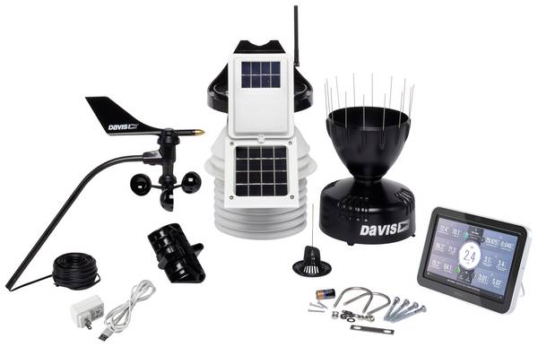 Davis Instruments VANTAGE PRO2 active with console - EU 6253EU digitální bezdrátová meteostanice  Počet senzorů (max.) 80