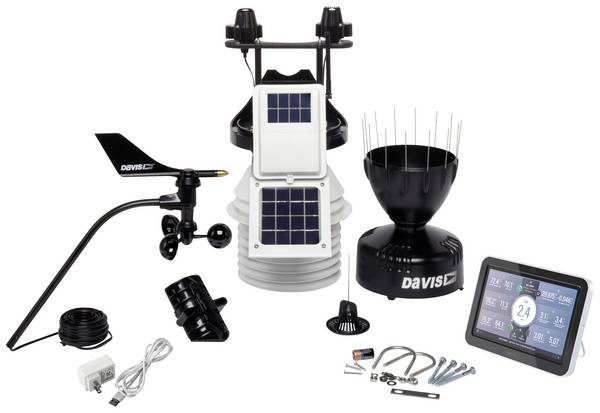 Davis Instruments VANTAGE PRO2 active Plus with console - EU 6263EU digitální bezdrátová meteostanice  Počet senzorů (max.) 80