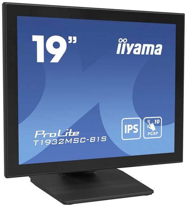 Iiyama ProLite T1932MSC-B1S dotykový monitor Energetická třída (EEK2021): E (A - G)  48.3 cm (19 palec) 1280 x 1024 Pixel 5:4 14 ms HDMI™, DisplayPort, Audio-Line-out , VGA IPS LCD
