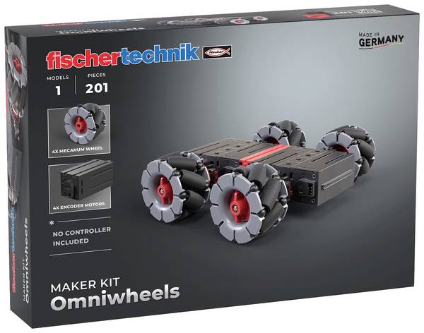 fischertechnik 571901 Maker Kit Omniwheels roboti stavebnice, od 14 let