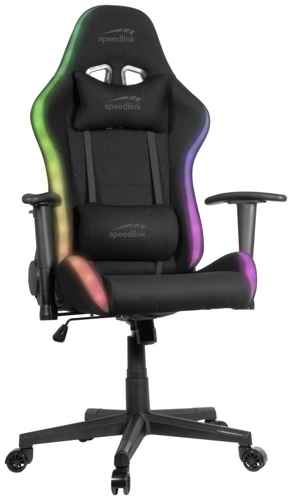 SpeedLink REGYS herní židle černá, RGB