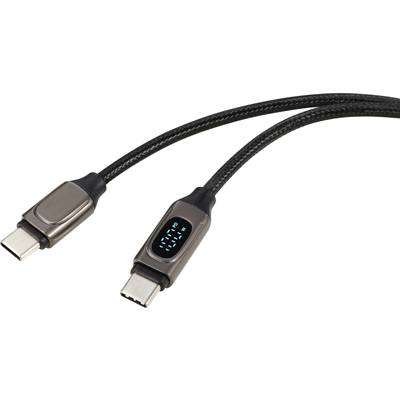 USB-C kabel se dvěma konektory, vhodný pro nabíjení nebo přenos dat. Oba konce jsou odolné a zesílené.
